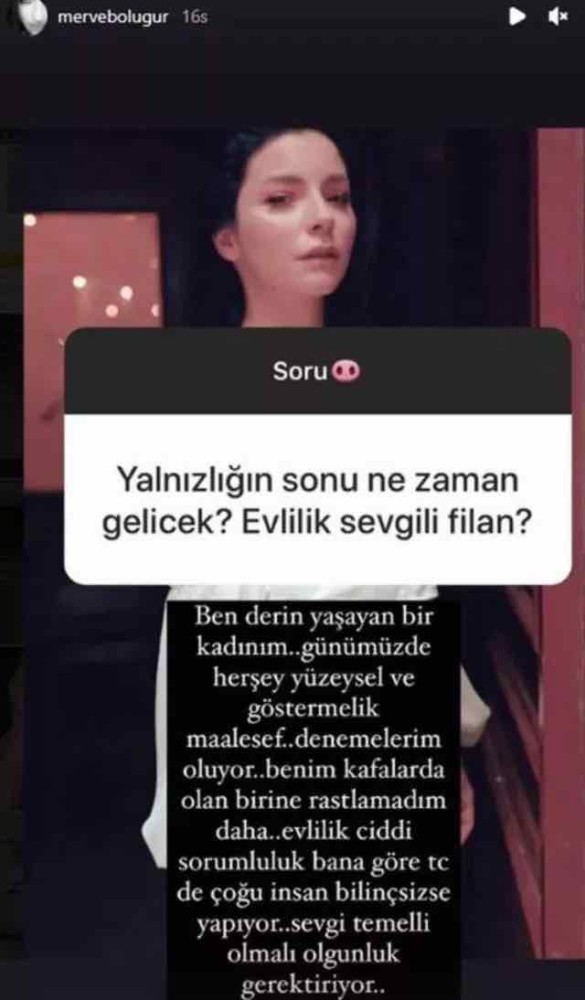 merve bolugur dan olay evlilik aciklamasi 